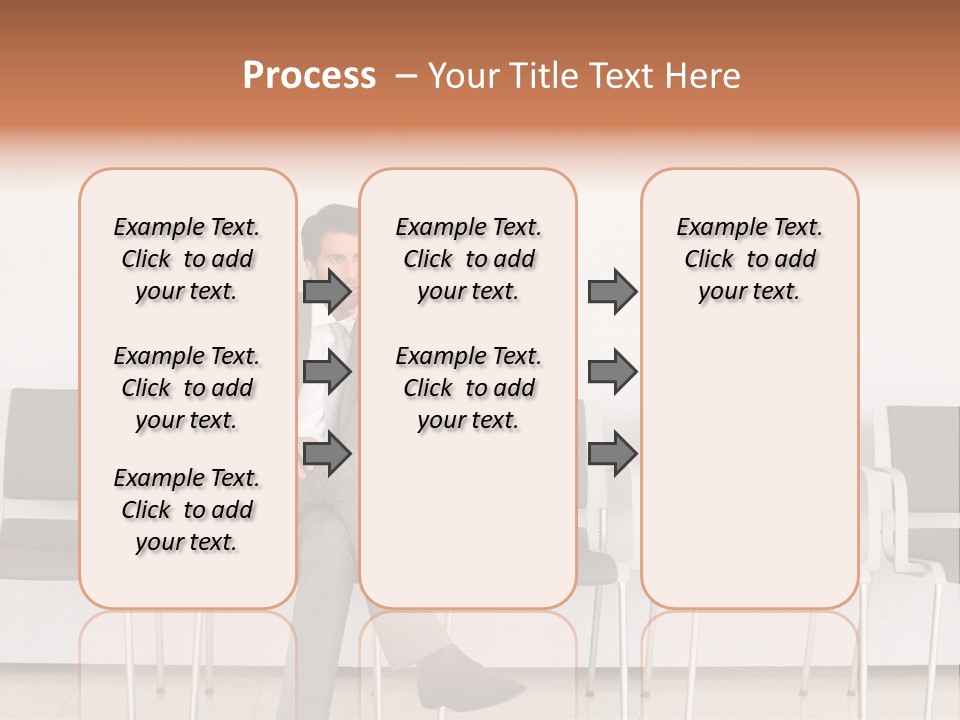 Suit Business Travel Grey PowerPoint Template