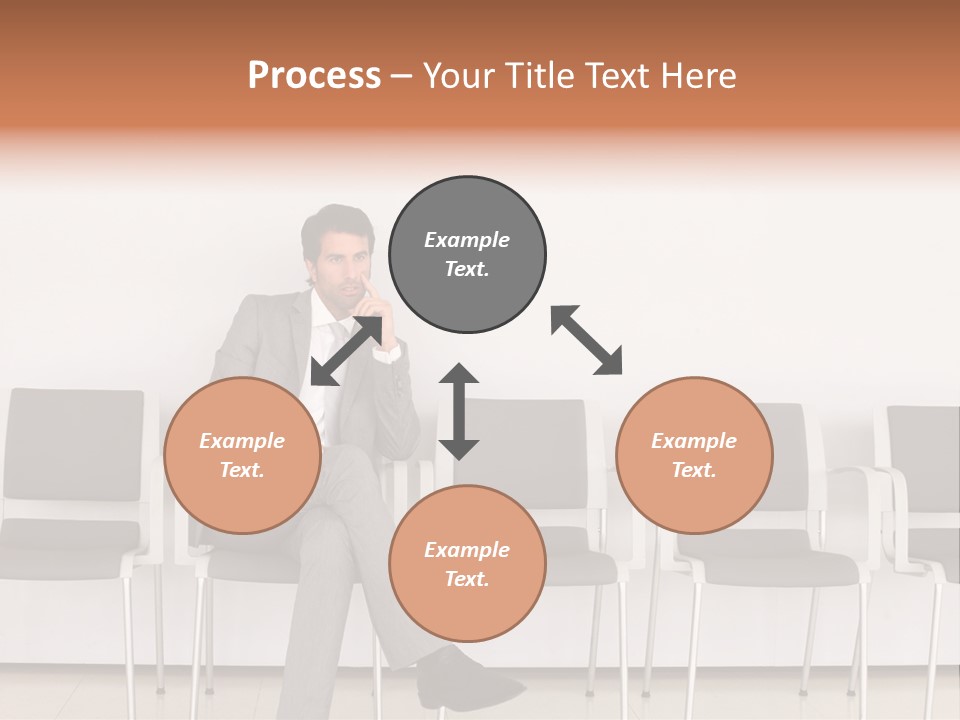 Suit Business Travel Grey PowerPoint Template
