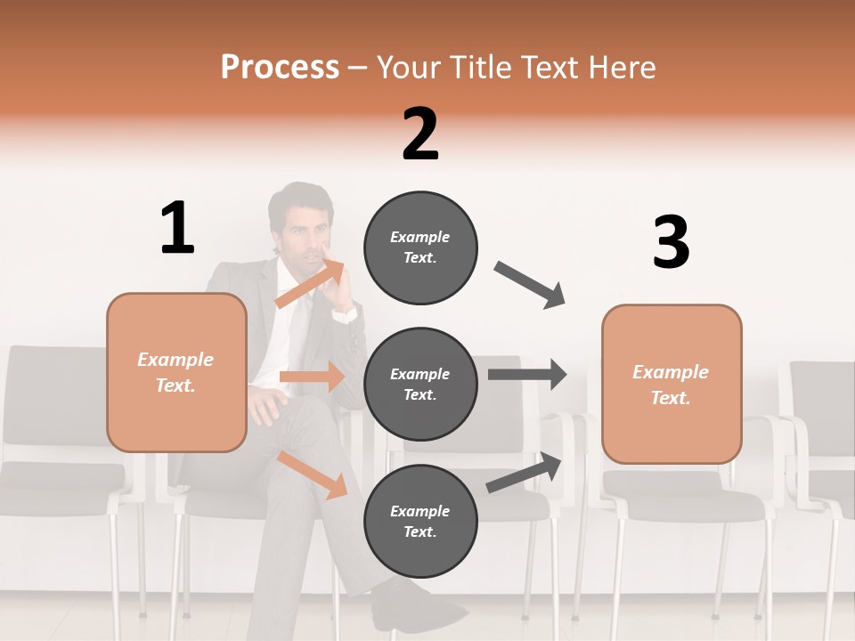 Suit Business Travel Grey PowerPoint Template