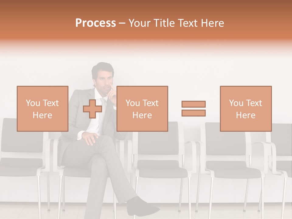 Suit Business Travel Grey PowerPoint Template