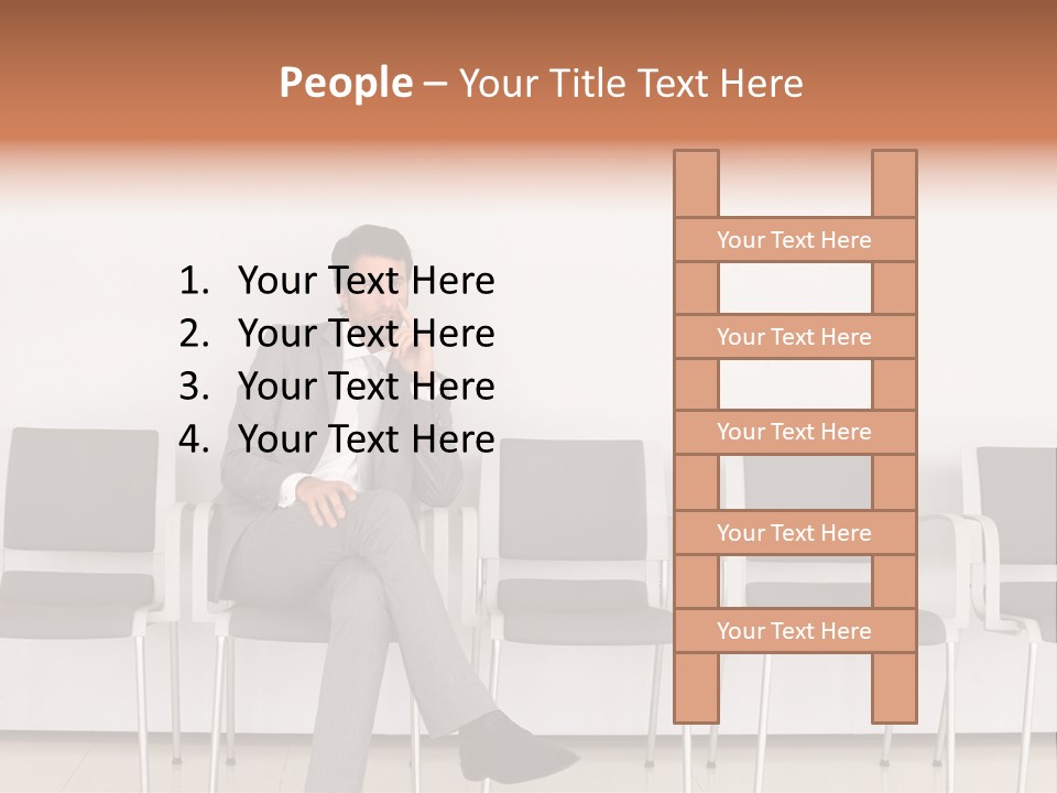 Suit Business Travel Grey PowerPoint Template