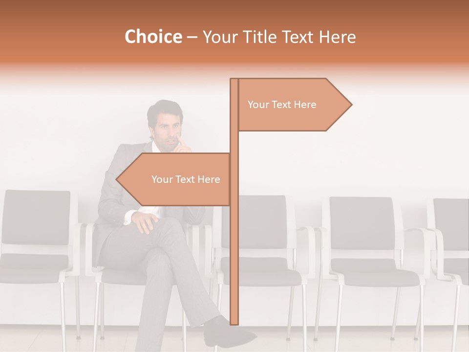 Suit Business Travel Grey PowerPoint Template