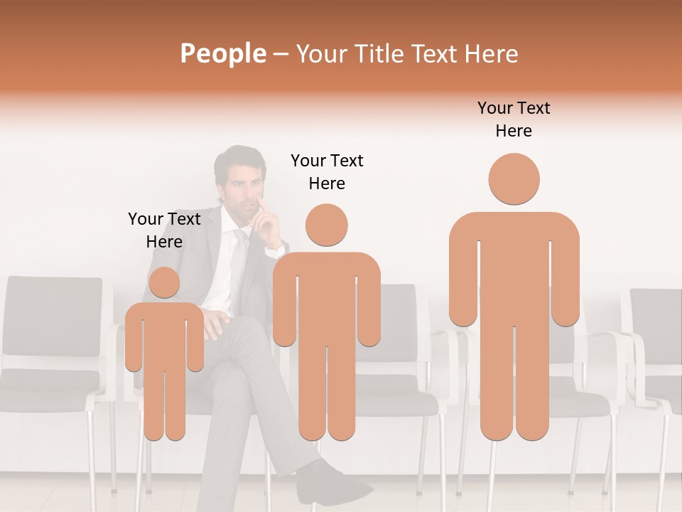 Suit Business Travel Grey PowerPoint Template