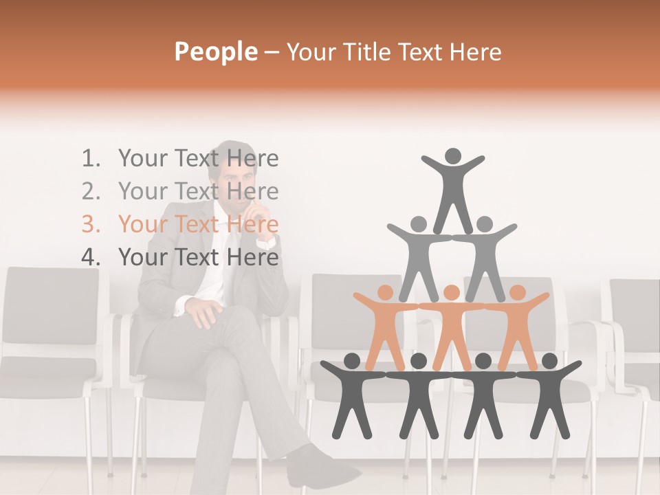 Suit Business Travel Grey PowerPoint Template