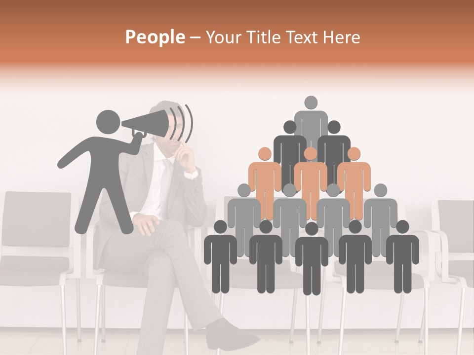 Suit Business Travel Grey PowerPoint Template