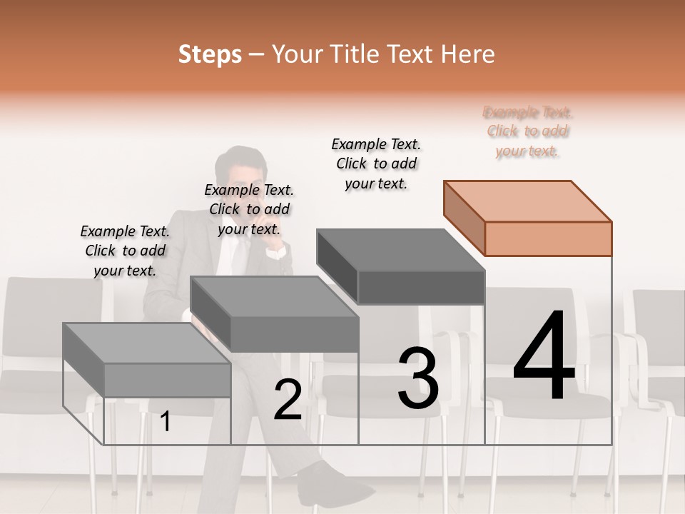 Suit Business Travel Grey PowerPoint Template