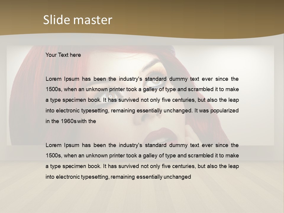 Floor Artwork Banner PowerPoint Template