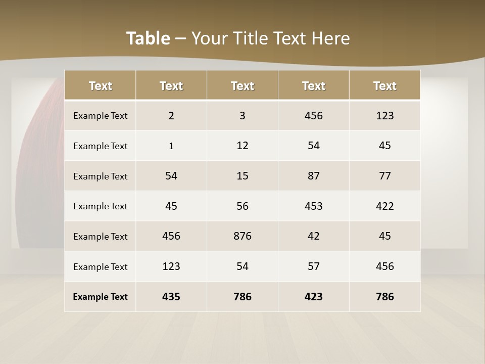 Floor Artwork Banner PowerPoint Template