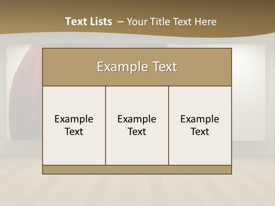 Floor Artwork Banner PowerPoint Template