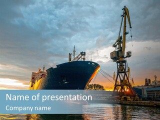 Cargo High Shipping PowerPoint Template