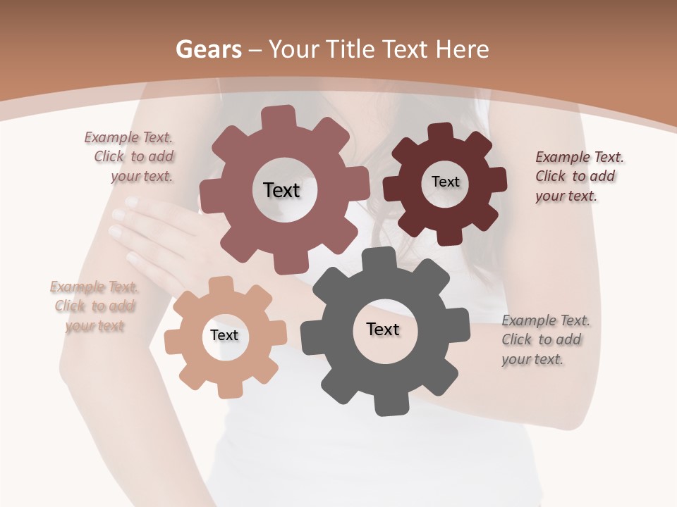 White Background Hand Moisturizer PowerPoint Template