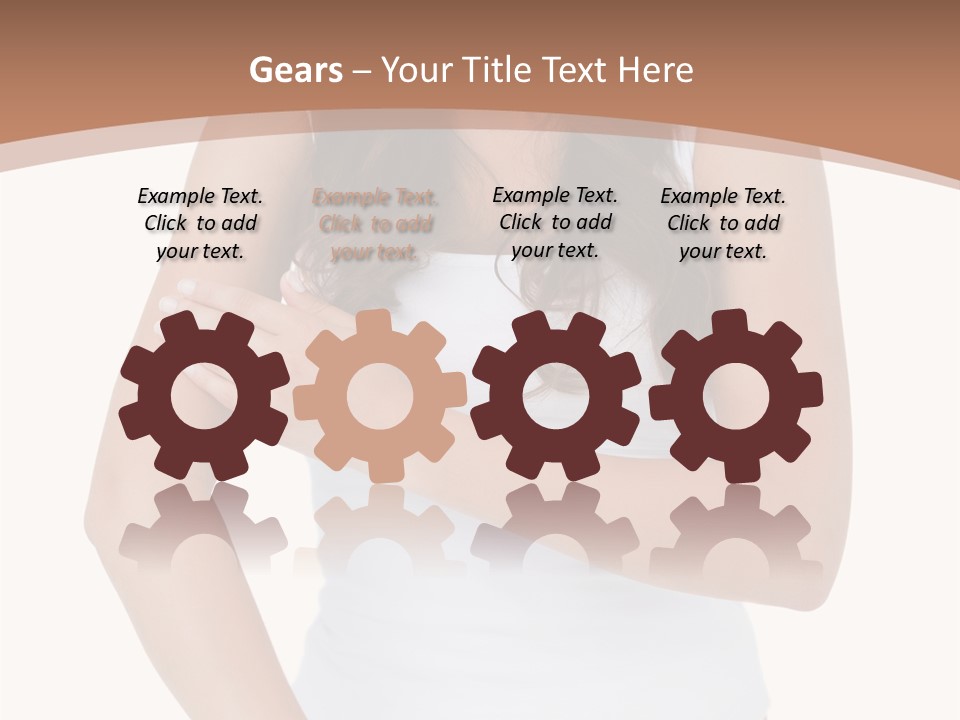 White Background Hand Moisturizer PowerPoint Template