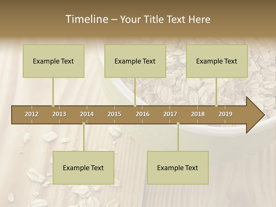 Wooden Dinner Dieting PowerPoint Template
