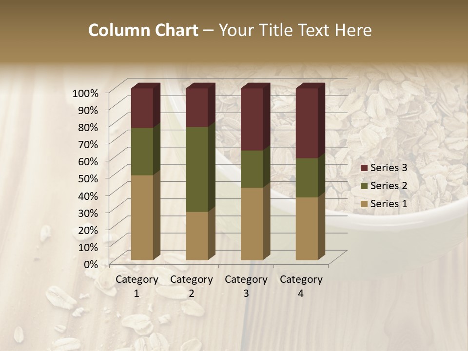 Wooden Dinner Dieting PowerPoint Template