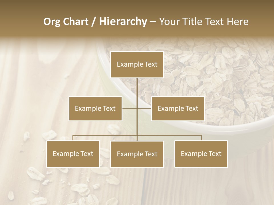 Wooden Dinner Dieting PowerPoint Template