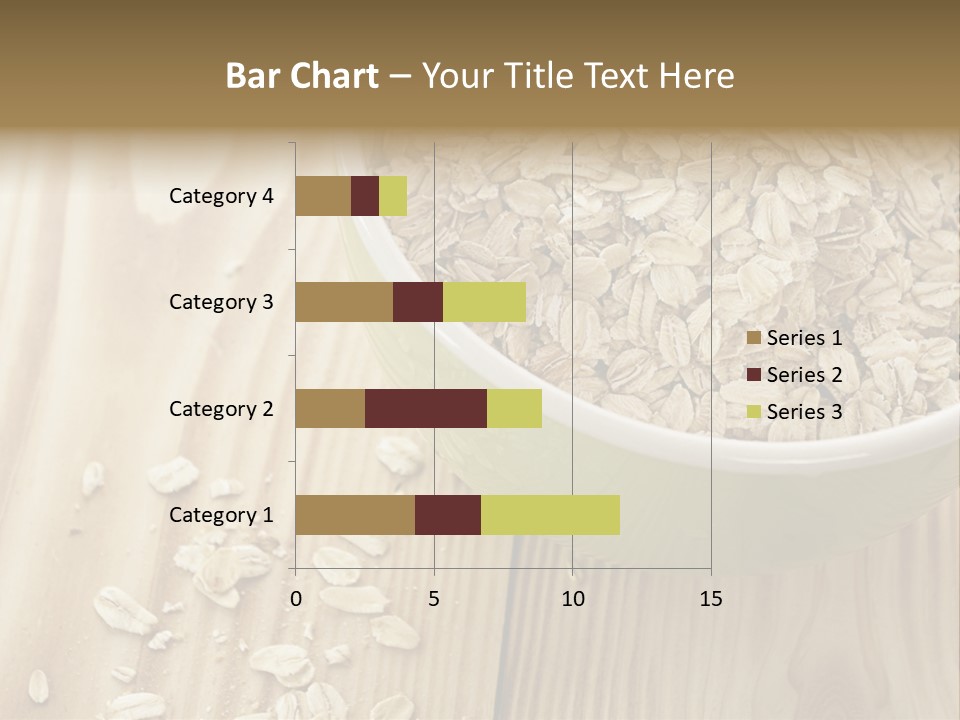 Wooden Dinner Dieting PowerPoint Template