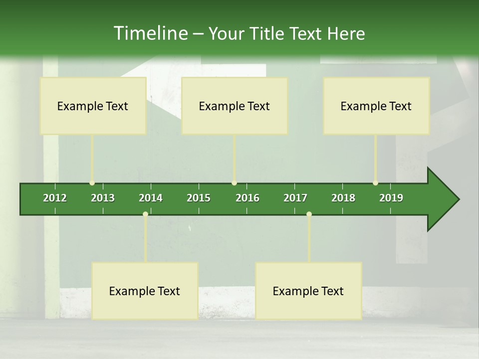 A Man Walking Down A Street Next To A Green Wall PowerPoint Template