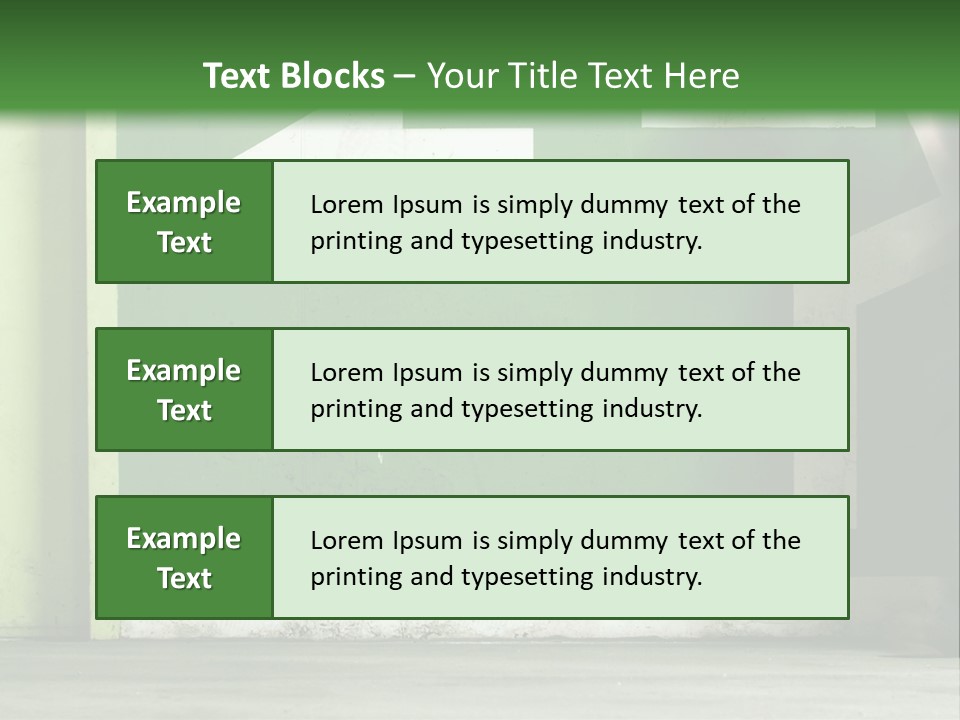 A Man Walking Down A Street Next To A Green Wall PowerPoint Template