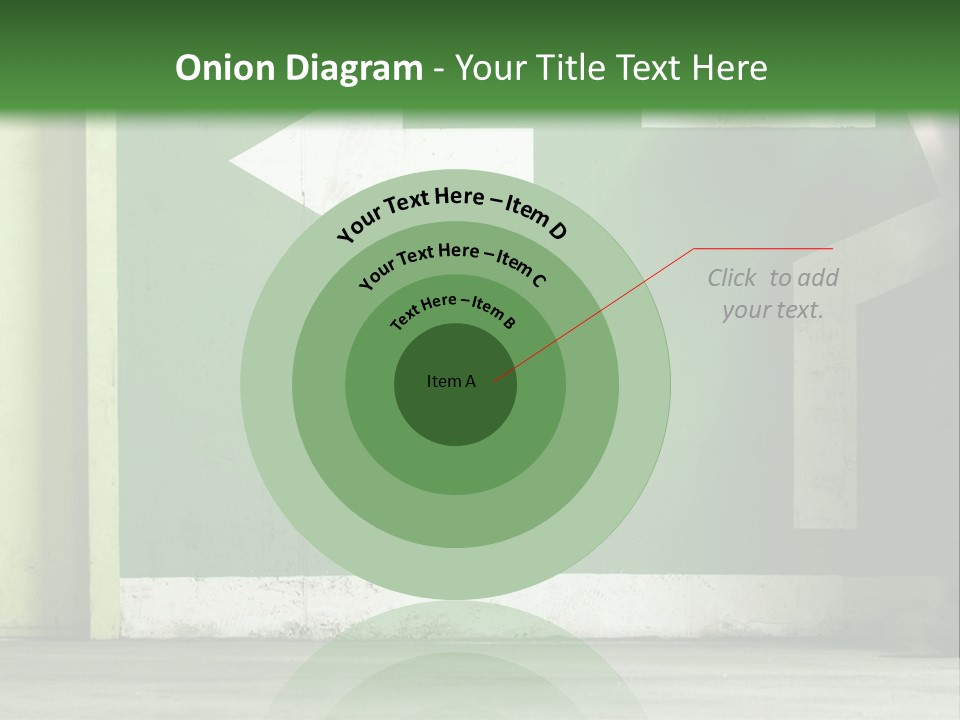 A Man Walking Down A Street Next To A Green Wall PowerPoint Template