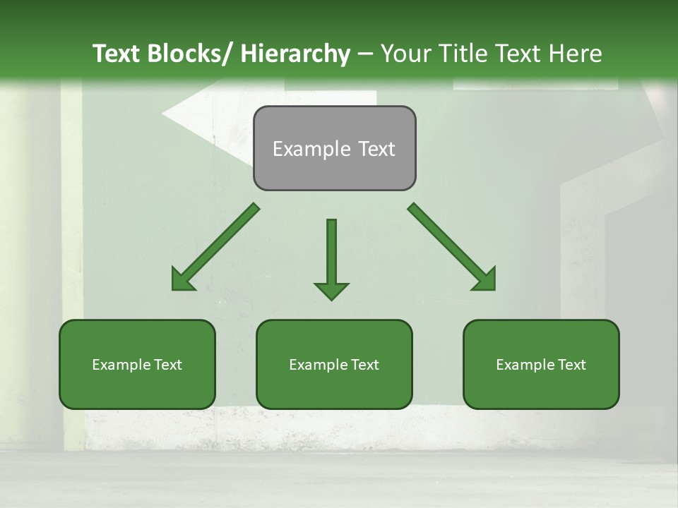 A Man Walking Down A Street Next To A Green Wall PowerPoint Template