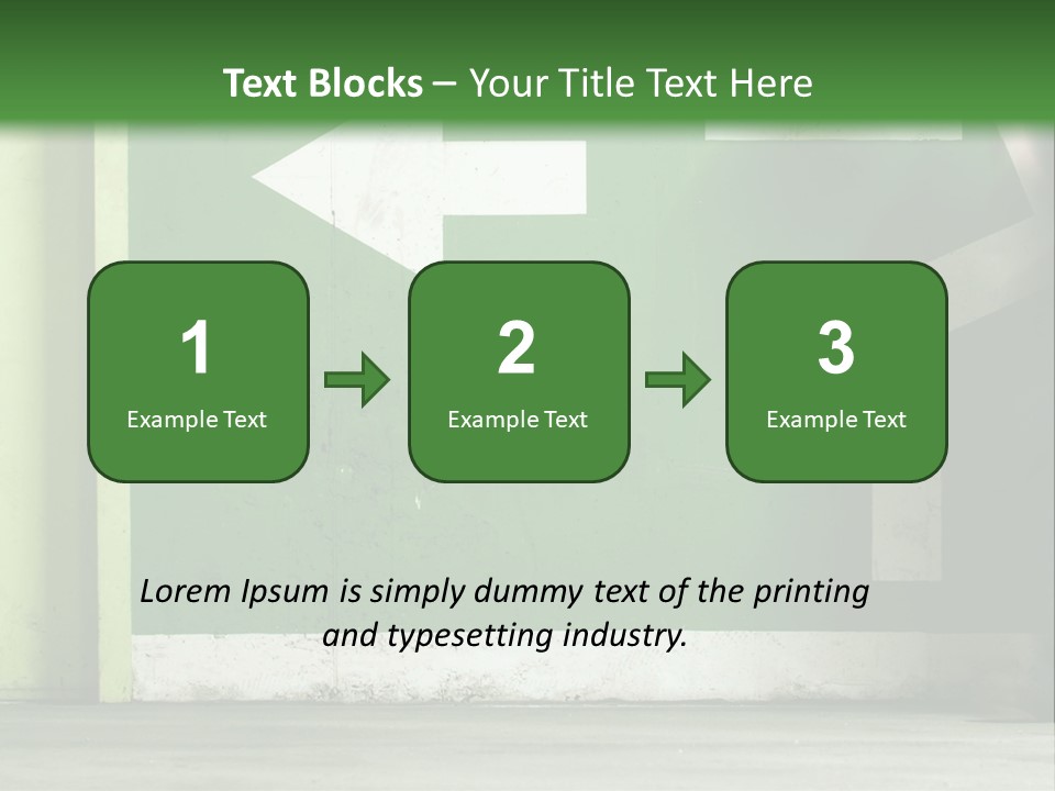 A Man Walking Down A Street Next To A Green Wall PowerPoint Template