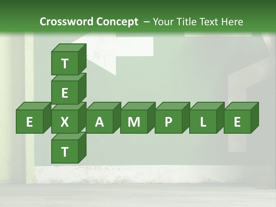 A Man Walking Down A Street Next To A Green Wall PowerPoint Template