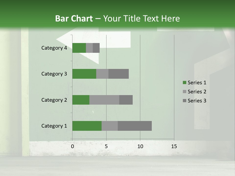 A Man Walking Down A Street Next To A Green Wall PowerPoint Template