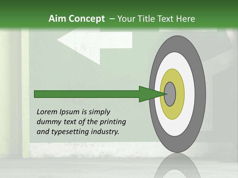 A Man Walking Down A Street Next To A Green Wall PowerPoint Template