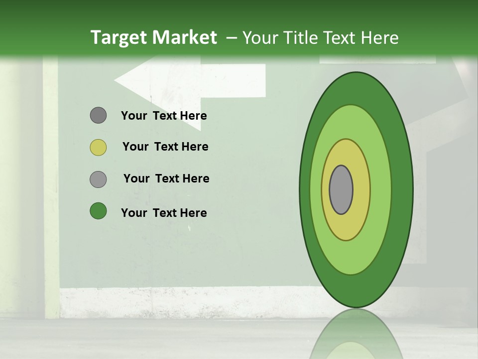 A Man Walking Down A Street Next To A Green Wall PowerPoint Template