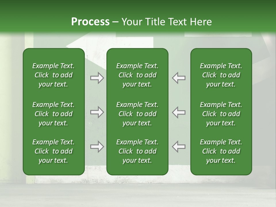 A Man Walking Down A Street Next To A Green Wall PowerPoint Template