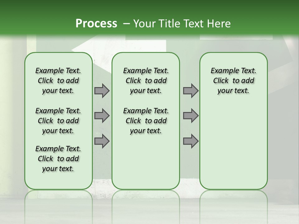 A Man Walking Down A Street Next To A Green Wall PowerPoint Template