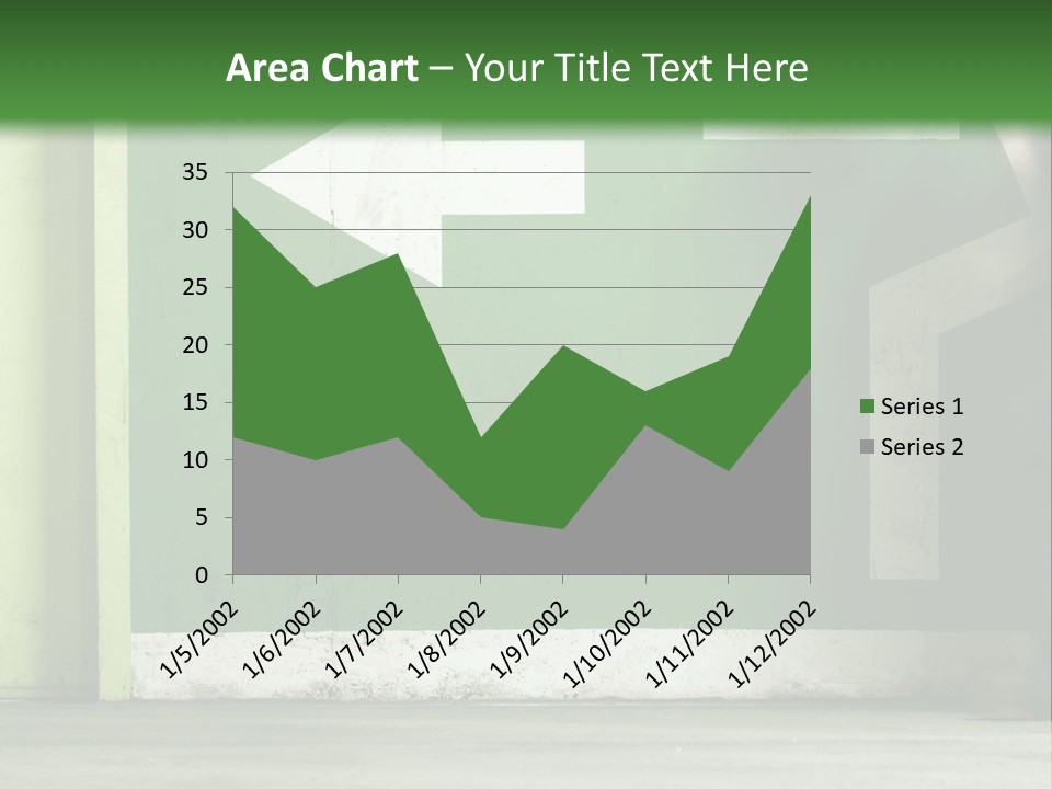 A Man Walking Down A Street Next To A Green Wall PowerPoint Template