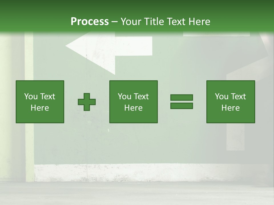 A Man Walking Down A Street Next To A Green Wall PowerPoint Template