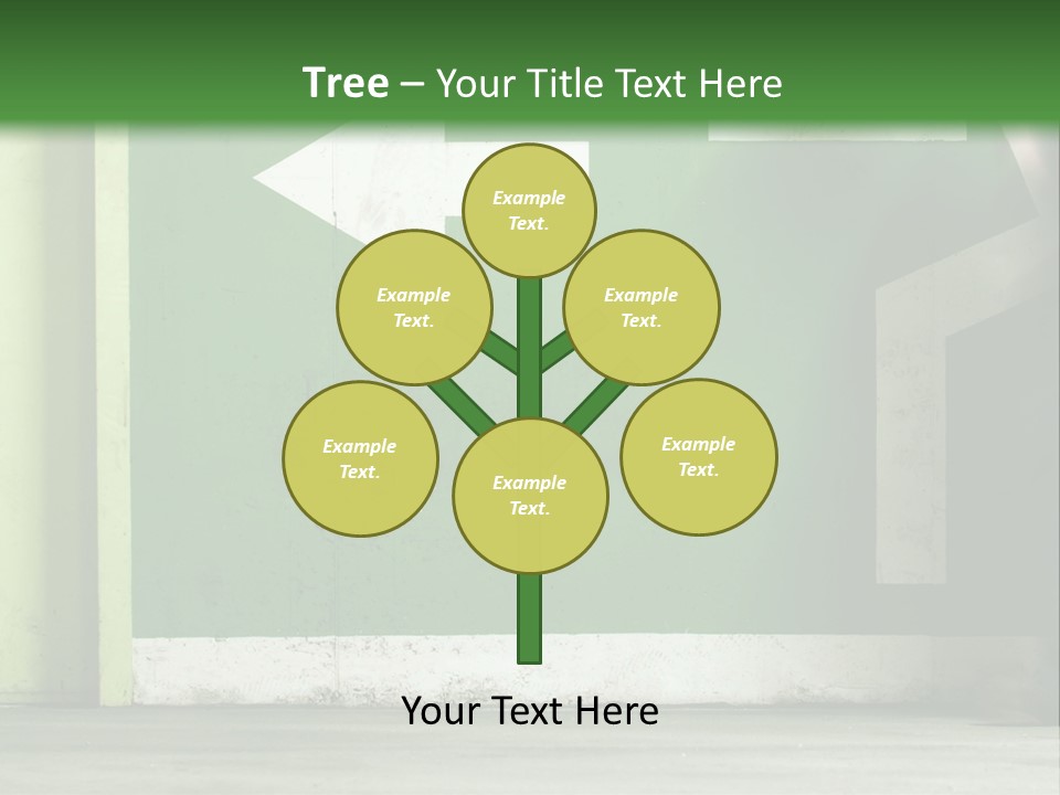 A Man Walking Down A Street Next To A Green Wall PowerPoint Template