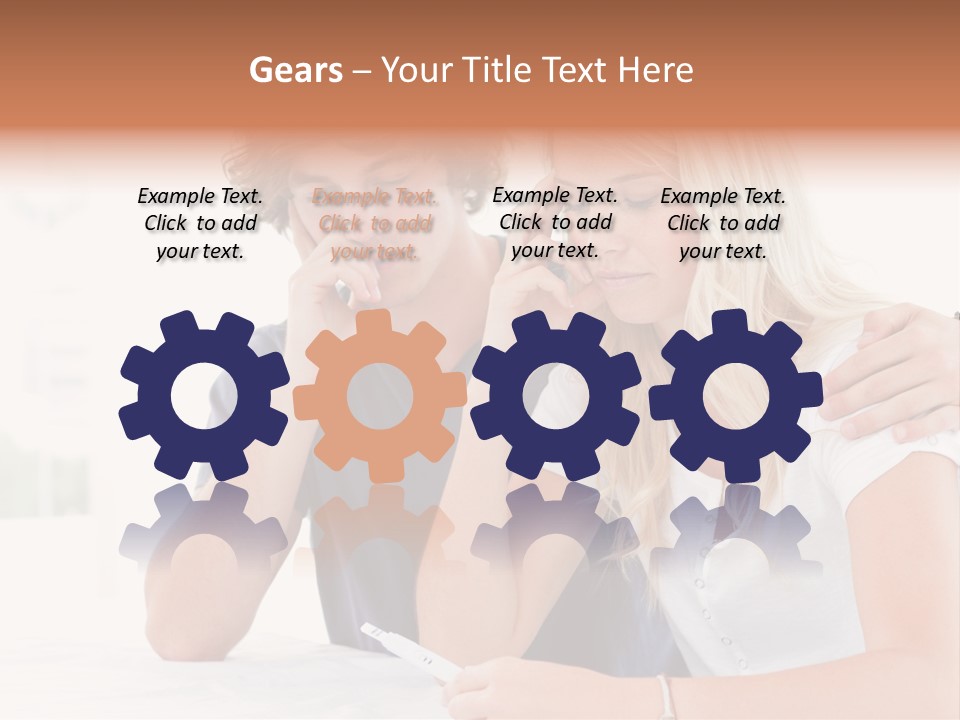 Years Attractive Front View PowerPoint Template