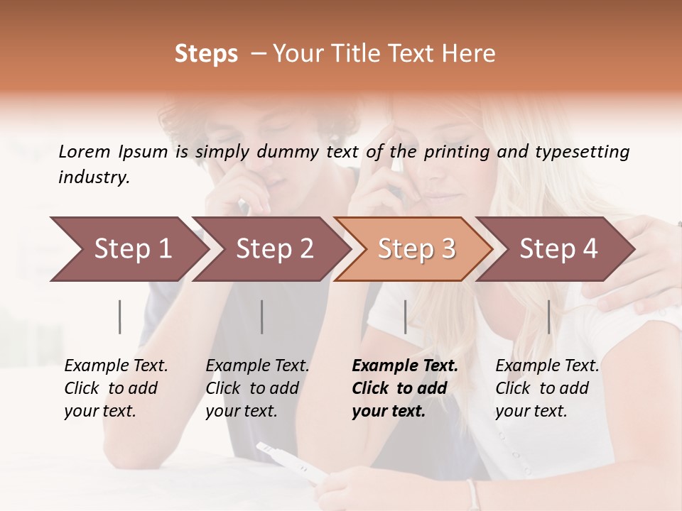 Years Attractive Front View PowerPoint Template