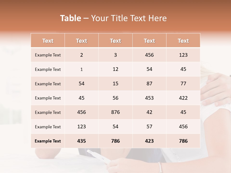 Years Attractive Front View PowerPoint Template