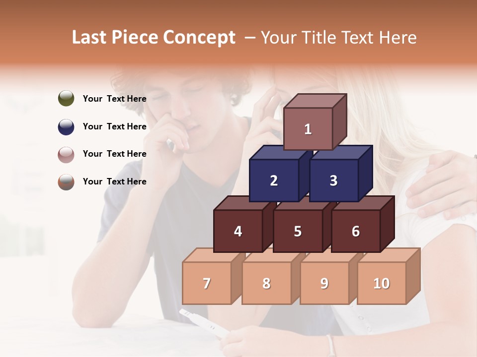 Years Attractive Front View PowerPoint Template