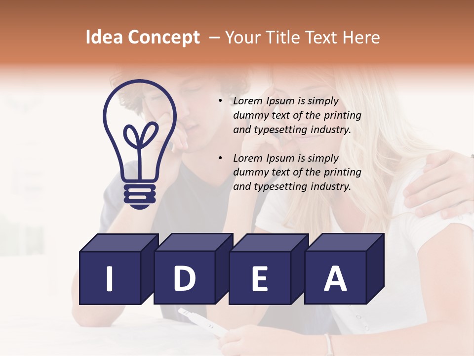 Years Attractive Front View PowerPoint Template