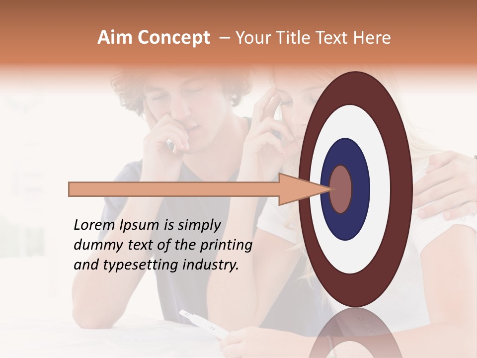 Years Attractive Front View PowerPoint Template