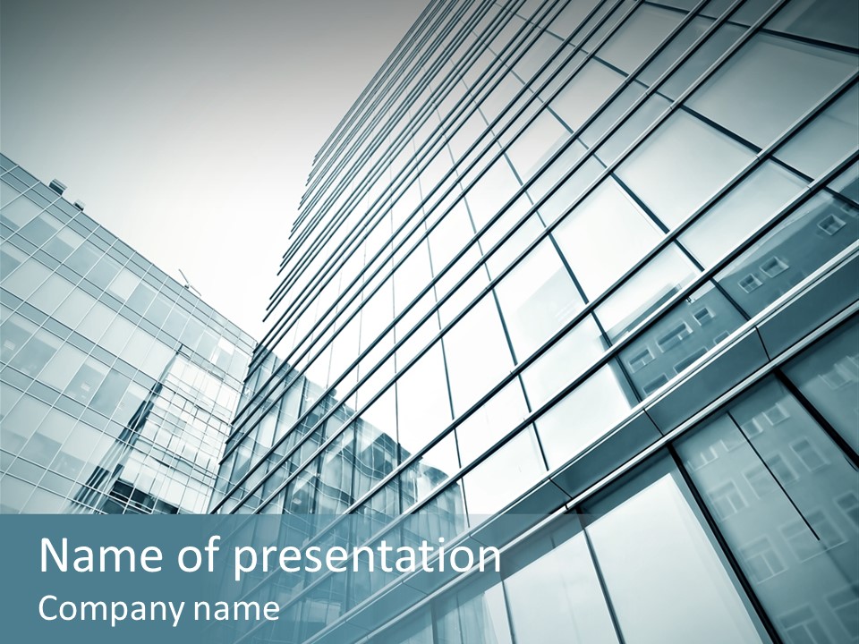 Perspective Design Highrise PowerPoint Template