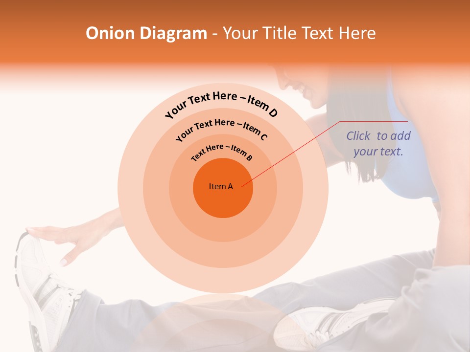 A Woman In A Blue Top Is Doing A Yoga Pose PowerPoint Template