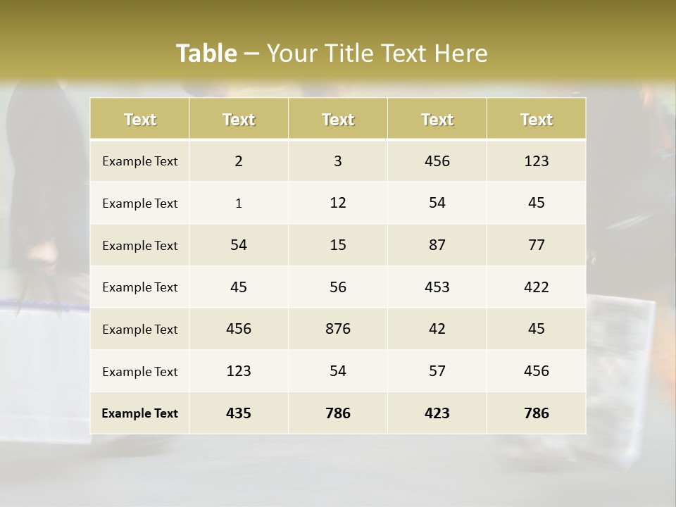 A Group Of People Walking Down A Street Carrying Shopping Bags PowerPoint Template