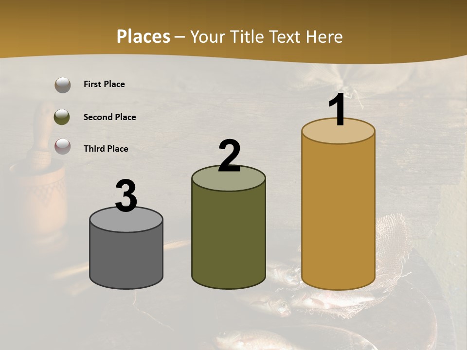 White Background Business One Person PowerPoint Template