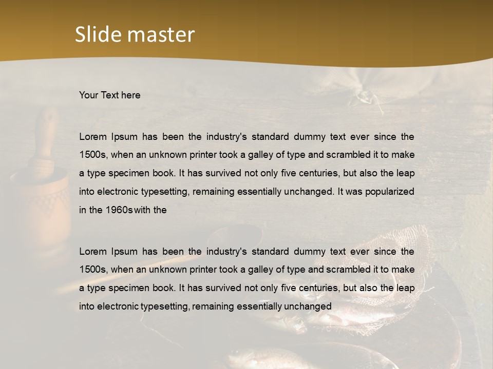 White Background Business One Person PowerPoint Template