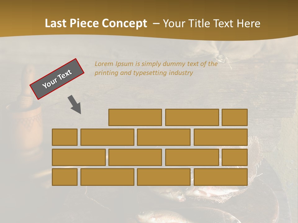 White Background Business One Person PowerPoint Template