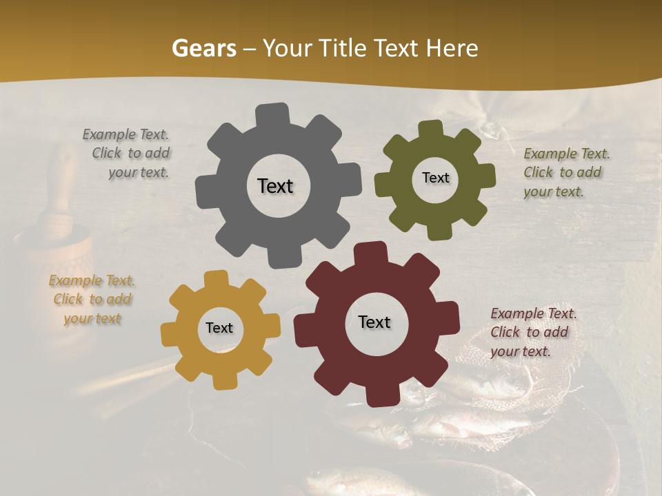 White Background Business One Person PowerPoint Template