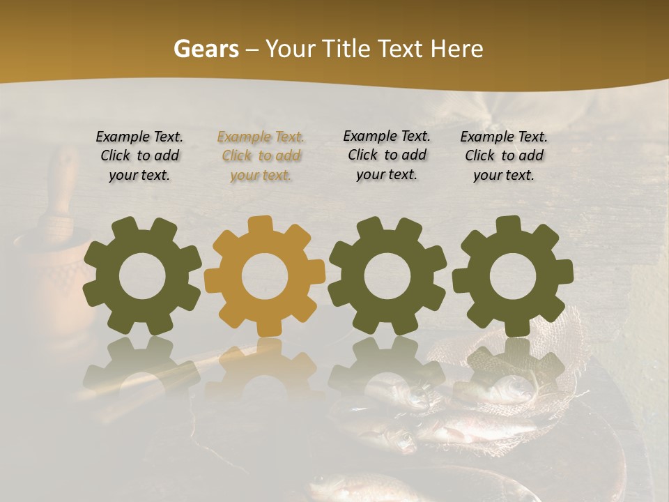 White Background Business One Person PowerPoint Template