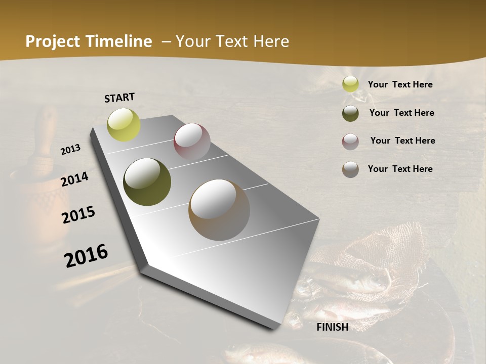 White Background Business One Person PowerPoint Template