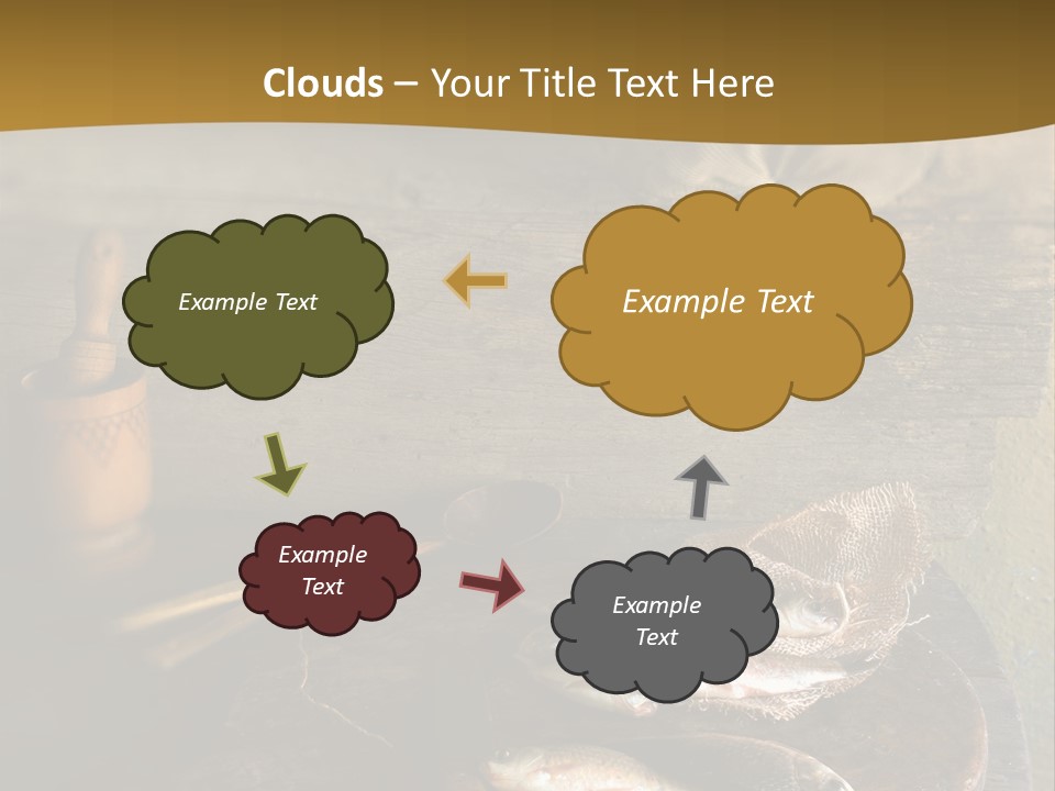 White Background Business One Person PowerPoint Template